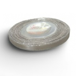 Reben Satin Tepi Perak Dun - #807S