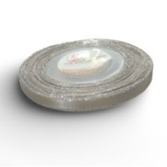 Reben Satin Tepi Perak Dun - #807S