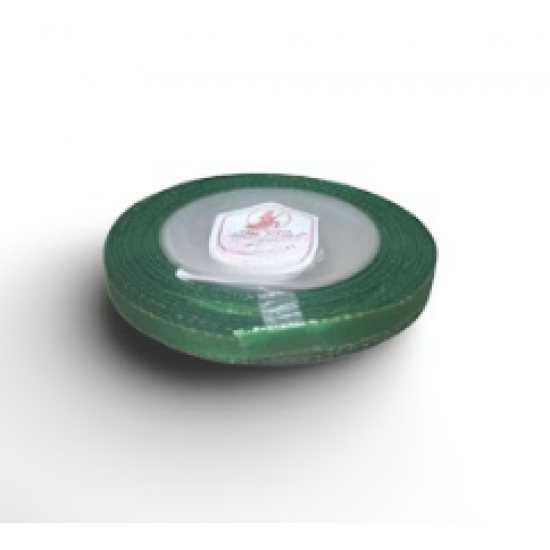 Reben Satin Tepi Perak Emerald - #26S