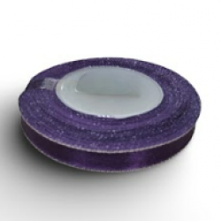 Reben Satin Tepi Perak Indigo - #14S