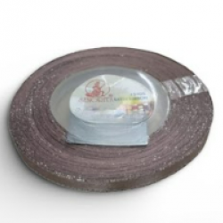 Reben Satin Tepi Perak Khaki - #808S