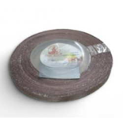 Reben Satin Tepi Perak Khaki - #808S