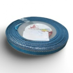 Reben Satin Tepi Perak Light Azure - #824S