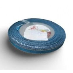 Reben Satin Tepi Perak Light Azure - #824S