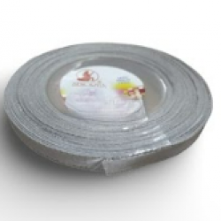 Reben Satin Tepi Perak Light Silver - #77S