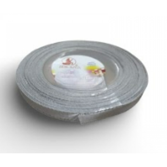 Reben Satin Tepi Perak Light Silver - #77S