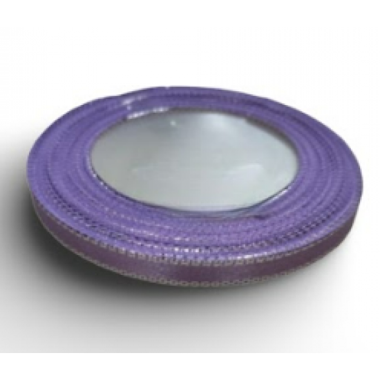 Reben Satin Tepi Perak Mauve - #255S