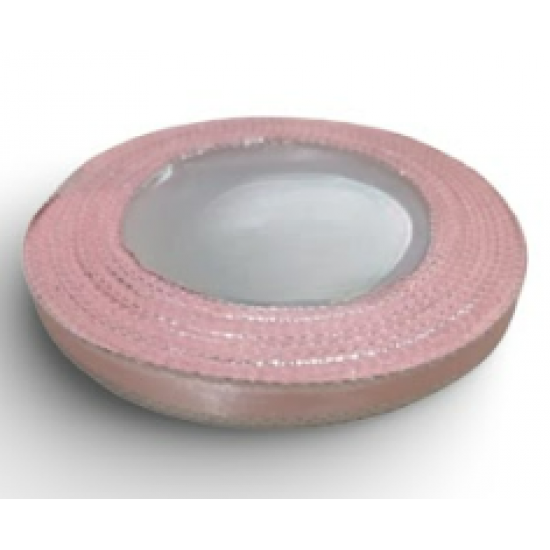 Reben Satin Tepi Perak Orchid Pink - #228S