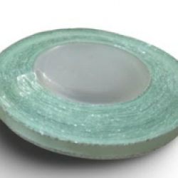 Reben Satin Tepi Perak Pastal Green - #801S