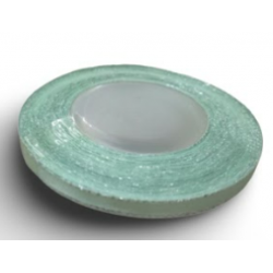 Reben Satin Tepi Perak Pastal Green - #801S