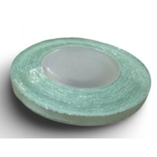 Reben Satin Tepi Perak Pastal Green - #801S