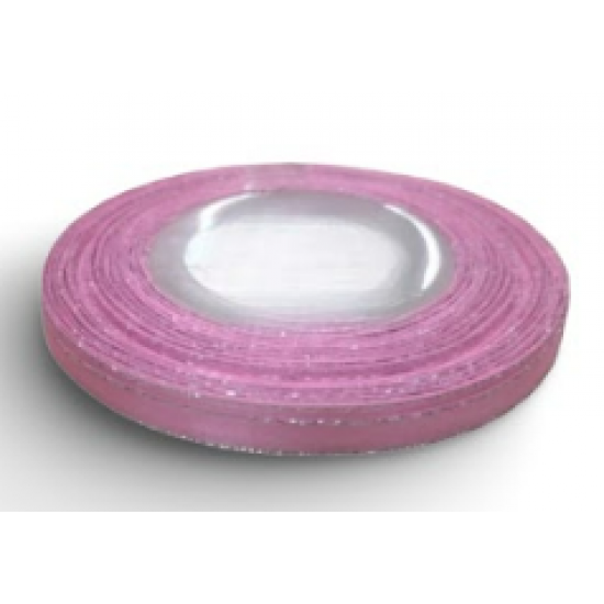 Reben Satin Tepi Perak Persian Pink - #013S