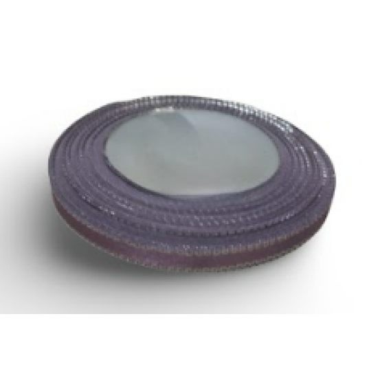 Reben Satin Tepi Perak Purpureus - #A38