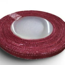 Reben Satin Tepi Perak Red - #28S