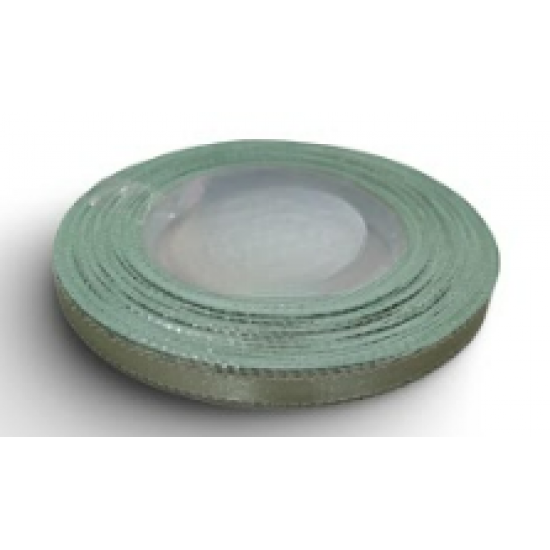 Reben Satin Tepi Perak Sage - #822S