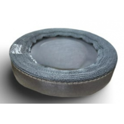 Reben Satin Tepi Perak Slate gray - #828S