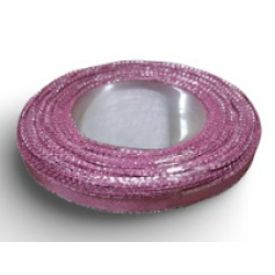 Reben Satin Tepi Perak Thulian pink - #811S