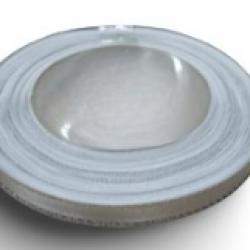 Reben Satin Tepi Perak White - #WHTS