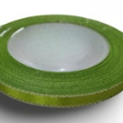 Reben Satin Tepi Perak Yellow Green - #237S