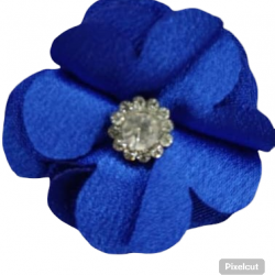 Bunga Kain Senorita 1033 - Biru Elektrik