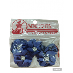 Bunga Kain Senorita 1033 - Biru Dakwat