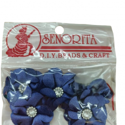 Bunga Kain Senorita 1033 - Biru Dakwat