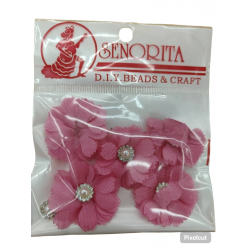 Bunga Kain Senorita 1034 - Merah Jambu