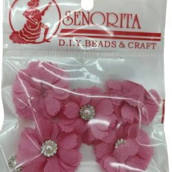 Bunga Kain Senorita 1034 - Merah Jambu