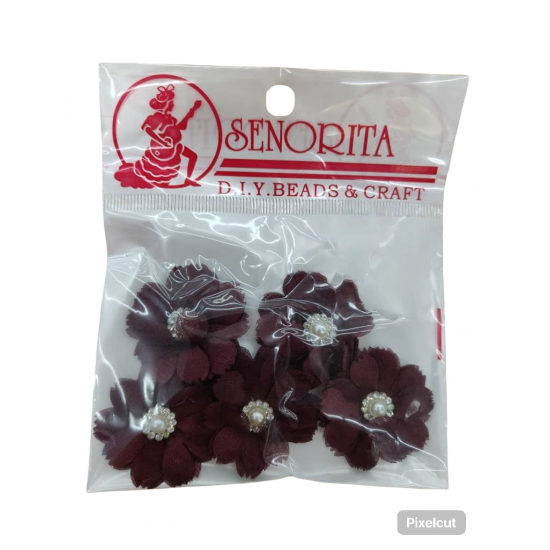 Bunga Kain Senorita 1034 - Maroon