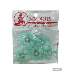 Bunga Kain Senorita 1034 - Hijau Pudina