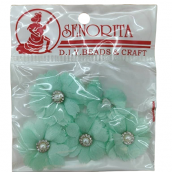 Bunga Kain Senorita 1034 - Hijau Pudina