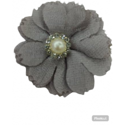 Bunga Kain Senorita 1034 - Kelabu Muda