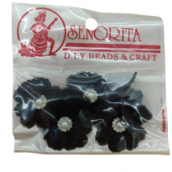 Bunga Kain Senorita 1034 - Hitam