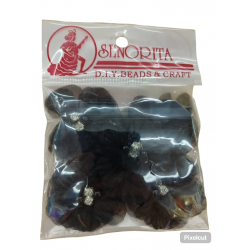 Bunga Kain Senorita 1035 - Hitam