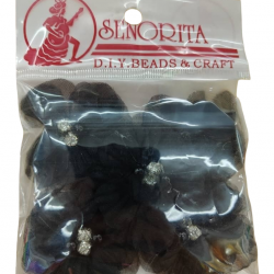 Bunga Kain Senorita 1035 - Hitam