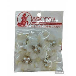 Bunga Kain Senorita 1036 - putih