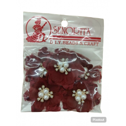 Bunga Kain Senorita 1036 - Merah