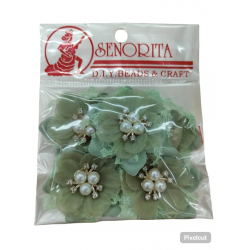 Bunga Kain Senorita 1036 - Hijau Laut