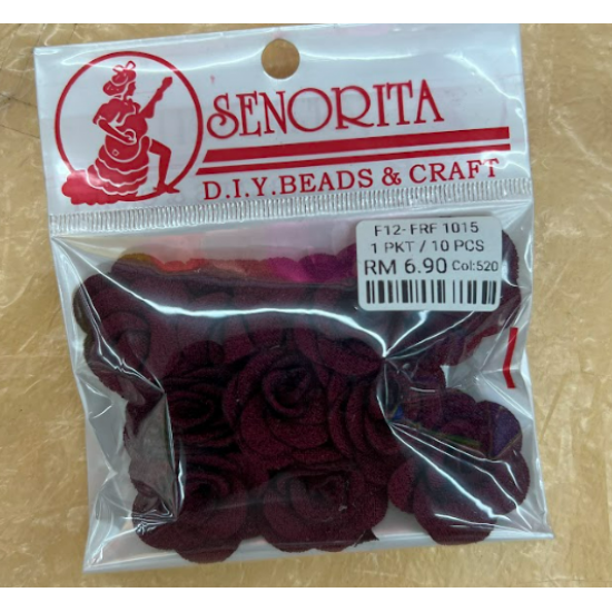 Bunga Kain Senorita 1015 -  Burgundy