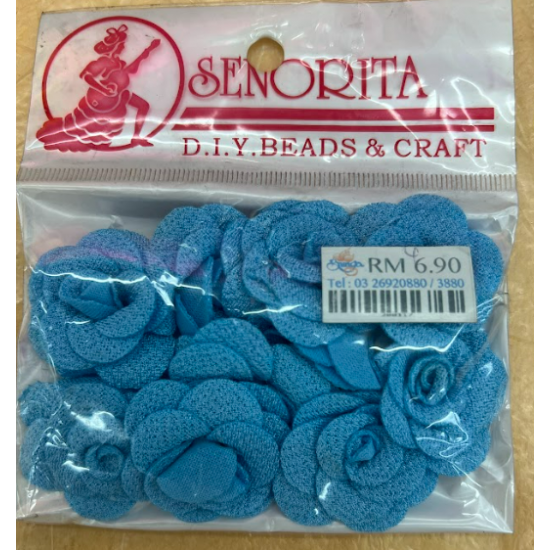 Bunga Kain Senorita 1015 -  Sky Blue