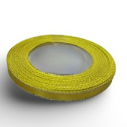 Reben Satin Tepi Perak Yellow - #3S