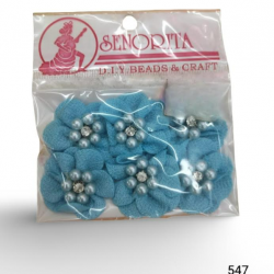 Bunga Kain Senorita 1023 -  Dusty Blue