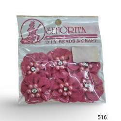 Bunga Kain Senorita 1023 -  Dusty Rose