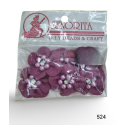 Bunga Kain Senorita 1023 -   Crimson 