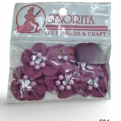 Bunga Kain Senorita 1023 -   Crimson 