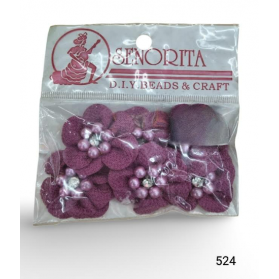 Bunga Kain Senorita 1023 -   Crimson 