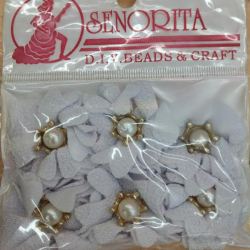 Bunga Kain Senorita 1024 -  White