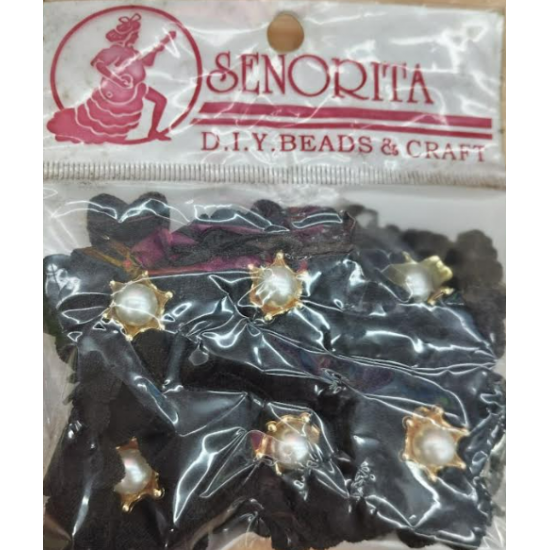 Bunga Kain Senorita 1024 - Black 