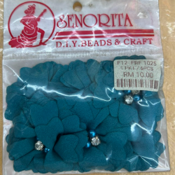 Bunga Kain Senorita 1025 -  Teal Blue