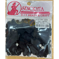 Bunga Kain Senorita 1025 -  Black